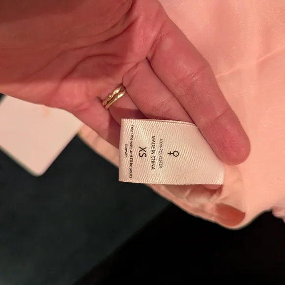 Selkie Blush Pink Sheer Top - Picture 6 of 8